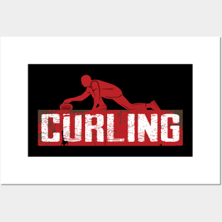 Curling Sport Posters and Art